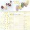 JOYFUL 191-197 Gold and silver nail beauty 3D ultra-thin rose gold English Letter nail sticker