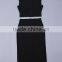 Summer dress Jenny Fashion 2016 New Hot Selling Elegant And Sey Women Black Two Piece Set Mesh Evening Party Bandage Dress Banda