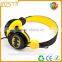 nice cute steel retractable wired stereo headphone with oem logo