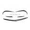 For 17-18 Mercedes Benz W213 E Class Sport Front Bumper Fog Light Garnish Trim Fins