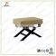 WorkWell good fabric or pu dining room stool with X-LEG Kw-D4173