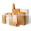 Custom Takeaway Brown Bolsas De Pan Kraft Food Packaging Bakery Bread Paper Bag For Food Takeaway