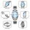 Fashion Skmei 1620 Stainless Steel Japan Movt Quartz Ladies Watch for Women