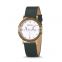 Top Brand Stainless Steel Wristwatch Business Ladies Watches Super Thin Watch with Leather Strap Birthday Gift Customize
