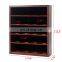 20 Baseball Display Case Wall Mounted Acrylic Transparent Door Lockable Wood Showcase Cabinet Hanging Shelf Holders Shadow Box