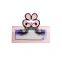 Best wholesale cardboard made empty cosmetic box with plastic tray best for eyelash show case