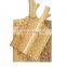 Teak Wood Cutting Boards Set of 2 Impressive grain and natural golden coloration Low maintenance and high durability
