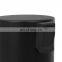 Best selling household basic 3L 5L non-slip bathroom kitchen trash can metal stainless steel dustbin with strong steel pedal
