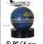 Boing 787 747-8 commerial plane airplane flying magnetic levitation plane on globe from Cogidea Technology