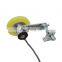 CALT Textile length measuring sensor wheel meter counter 300mm perimeter 1000ppr rotary encoder with spring bracket