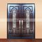 Custom modern double wooden main entrance door design exterior luxury red mahogany solid wood front entry doors with