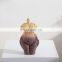 Modern Luxury Gradient Ramp Plating Plump Woman Body Ceramic Home Accessories Decoration