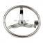 OEM Stainless Steel Marine hardware 3 Spoke Boat Steering Wheel