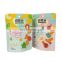 Resealable zipper food grade packaging bags stand up custom aluminum foil sugar pouches soft candies packaging plastic bag