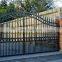 Steel Gates Wrought Iron Gate with Hot Galvanized for Villa Entrance Garden