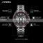 SINOBI Men Luxury Watch S9696G Multifunctional Stainless Steel Night Light Function Date Display Men's Watches Jam Tangan Pria