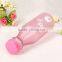 Plastic water bottle with lanyard design plastic soda water bottle