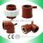 china manufacturer pp brown double spigot