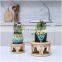 Hot Sale Set of 2 Vintage Plant Stand Rattan Wicker Basket Decor Table Cheap Wholesale made in Vietnam