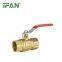 IFAN Plumbing Material 1/2-4 Дюймовый шарный клапан с латунным корпусом
