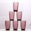Cheap Wholesale Machine Made Colored Tumbler Drinking Glass Cup For Wedding Event Restaurant Table Decoration