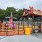 Large outdoor amusement equipment theme park kids train ride electric chicken run track train