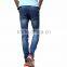 Ripped jeans stock garments Men's Denim Jeans Menschwear QC179