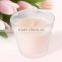 scented soybean candle in Frosted glass jar