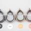 2015 Spring Magnet Open Tear Drop&Water Droplets Shape Floating Lockets
