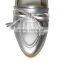silver color shoes 2015 fashion pointed toe flat shoes pumps for ladies