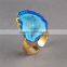 Vagabond vintage geodes druzy ring wholesale gold plated ring base metal ring                        
                                                Quality Choice