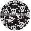 Unique 7" Skulls Dessert Black Plates