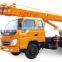 best price of 10 tons mini crane with 10ton capacity good T-king or Kama chassis for hot sale china factory