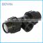 drainage products plastic quick pipe fitting black pp compression female tee