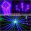 RGB Animation Disco DJ Equipment 5W Outdoor Stage Laser Projektor With SD Card