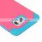2 in 1 TPU+PC hard silicon cover for Samsung note 5 rubber colorful case for Note 5