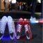 2015 low price promotion fashion led light running shoes