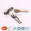 fashion custom puller brass autolock metal zipper slider