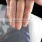 custom size opp self adhesive clear plastic bag with square bottom