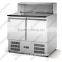 salad counter refrigerator with two doors/salad refrigerator/salad counter freezer