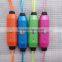 EL Glow Led Headphones Glow in the Dark Earphones Sport Stereo Earpiece Earbud with Mic for Iphone For Samsung
