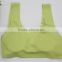 Fashion Design Young Girls Seamless Bonded Sport Bra with removeable Pad