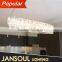 Luxury vanity high qualtiy modern oval rain drop crystal chandelier for kitch island