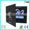 2016 cheap advertising 7 inch customized video brochure