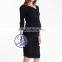 Custom plain blank pregnant women three quarter sleeve maternity dresses