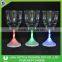 Green Plastic Wine LED Flashing Glass