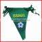 string flag in small size,20*30cm pennnant flag at cheap price,triangular flag