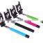 New Product cable selfie Z07-5S handheld selfie monopod for iphone for cellphones
