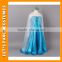 PGCC-2646 fashion cheap wholesale elsa dress cosplay costume with cloak wholesale children party frozen costume