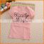Korean kids 16 summer T-shirt casual short girls fashion Beaded children sweater factory wholesale letter